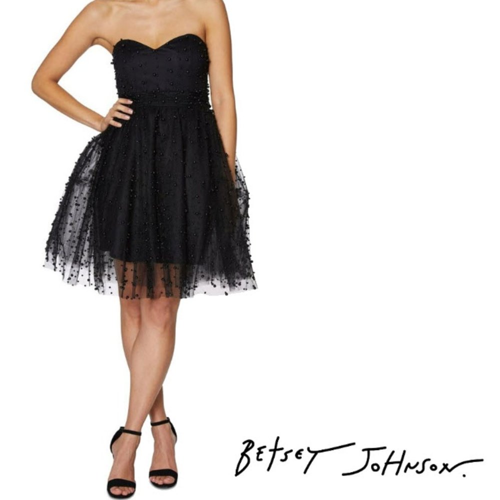 Betsey Johson Beaded Cocktail Dress
